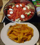One-Pot-Pasta Tomate-Mozzarella